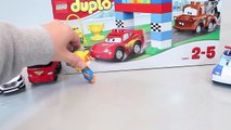 Disney Cars Lego Duplo Lightning McQueen Mater Play Doh Toy Surprise Toys-Px8Jv