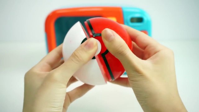 Learn Colors with Microwave Oven Pokemon GO Slime Clay Surprise Toys-B8