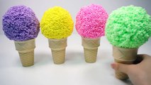 Play Foam Ice Cream Cones Surprise Toys Inside Out Car Hello Kitty Chip and Dale Dora-Oy