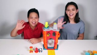 PLAY DOH toys FIRE STATION! Play Doh videos for kids and Play Doh plastilina kid's videos-bW4608g