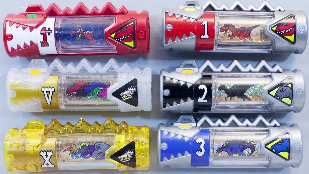 Power Rangers Dino Super Charge Zyuden Sentai Kyoryuger Dinocell Toys ...