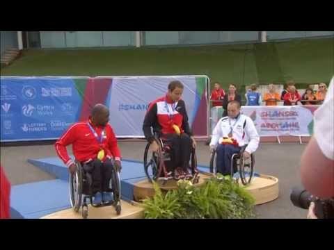 Men's 1,500m T54 | Victory Ceremony | 2014 IPC Athletics European Championships Swansea