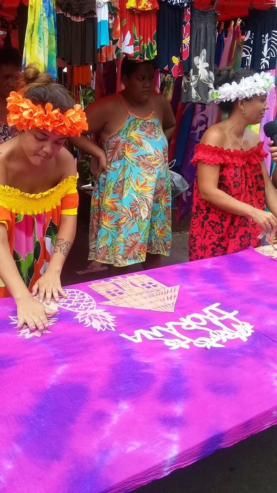 Confection d'un paréo soleil