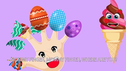Ice Cream Talking Tom Finger Family Songs | Ice Cream Nursery Rhymes Song For Kids