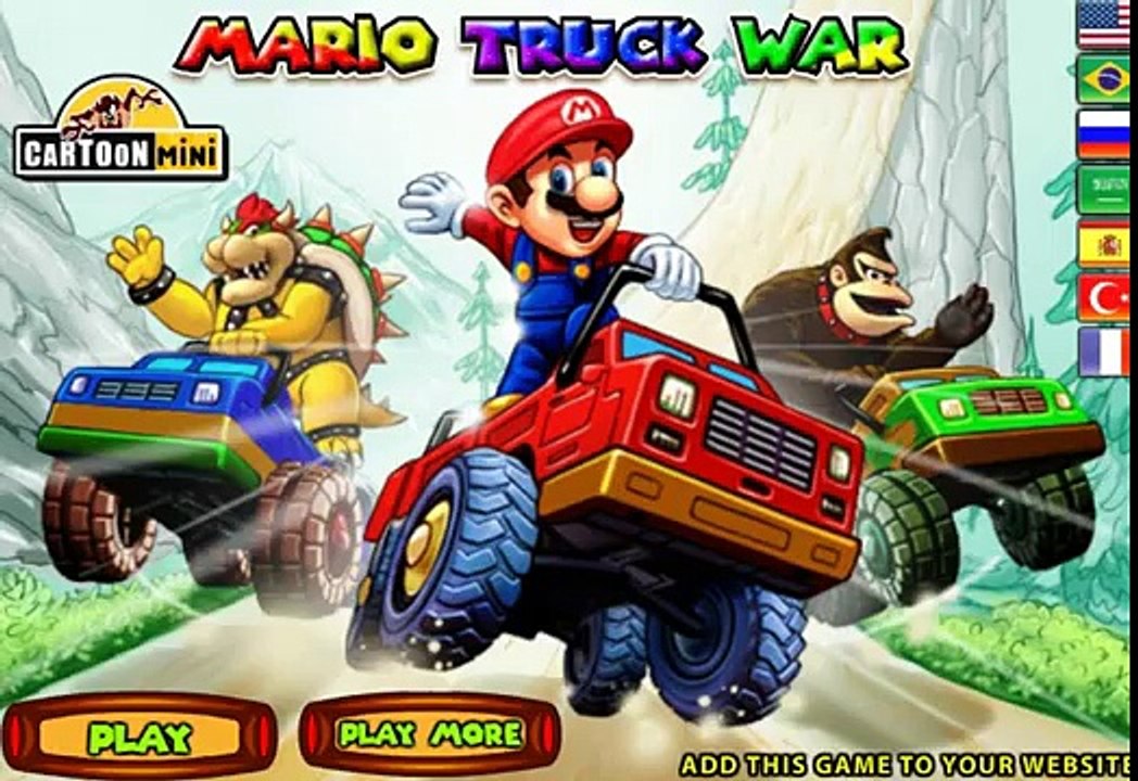 Mario Truck War Best Game for Little Kids