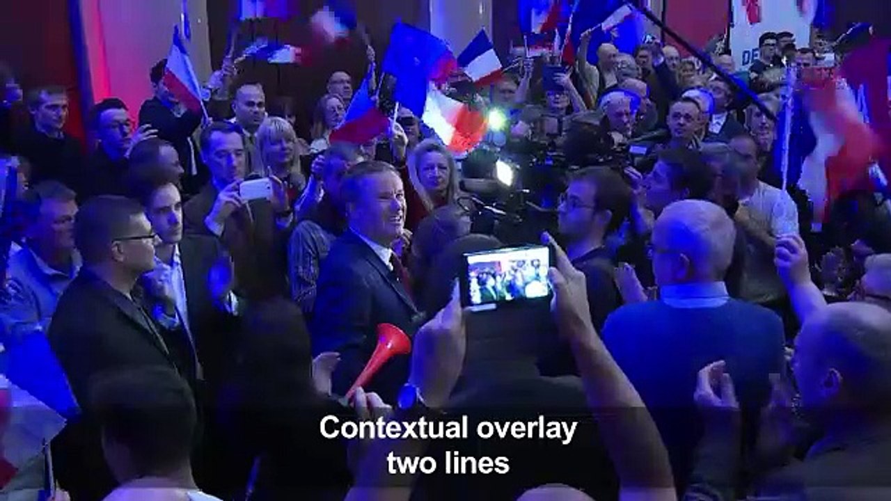 Dupont-Aignan se présente comme la seule alternative à Fillon