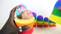 Custom Nesting Dolls Surprise Kids Toys Super Rainbow Frozen Elsa Peppa Pig Hello Kitty Sh