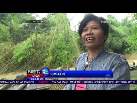Jalan Amblas Tergerus Air Sungai - NET 12