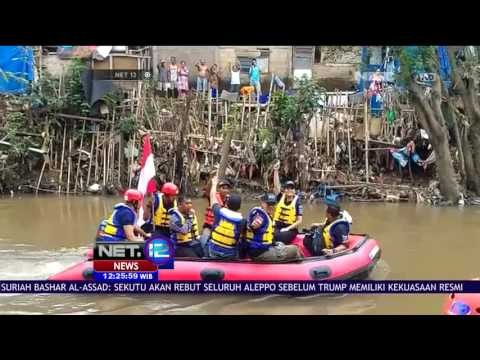 Agus Yudhoyono Arungi Sungai Ciliwung - NET 12