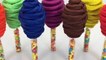 DORAEMON Play Doh Lollipop Candy Surprise Toys Spiderman Batman Hulk Learn Colors for Kids-XT