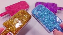 Glitter Ice cream Slime Freeze DIY Toy Surprise Eggs Toys-LE