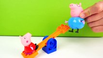 Peppa Pig - PURPLE SAND! Toy Trucks & Tractors LEGO House Play Doh Toys for Kids. Videos for kids-lXf81MZ