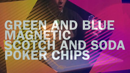 Magnetic Scotch and Soda Poker Chips by Tango