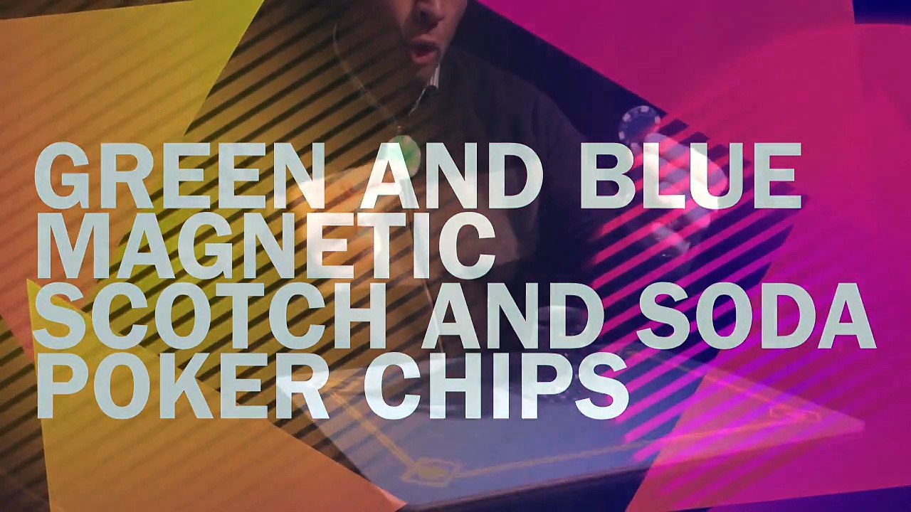 Magnetic Scotch and Soda Poker Chips by Tango