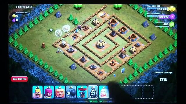 Столкновение кланов обмануть атаку золото в HD качестве 720р