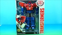 OPTIMUS PRIME ROBOTS IN DISGUISE 3-STEP CHANGER TOY VIDEO-e