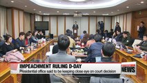 Presidential office awaiting for decision on impeachment