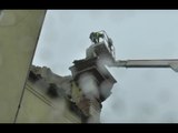 Camerino (MC) - Terremoto, lavori in chiesa San Filippo Neri (11.02.17)