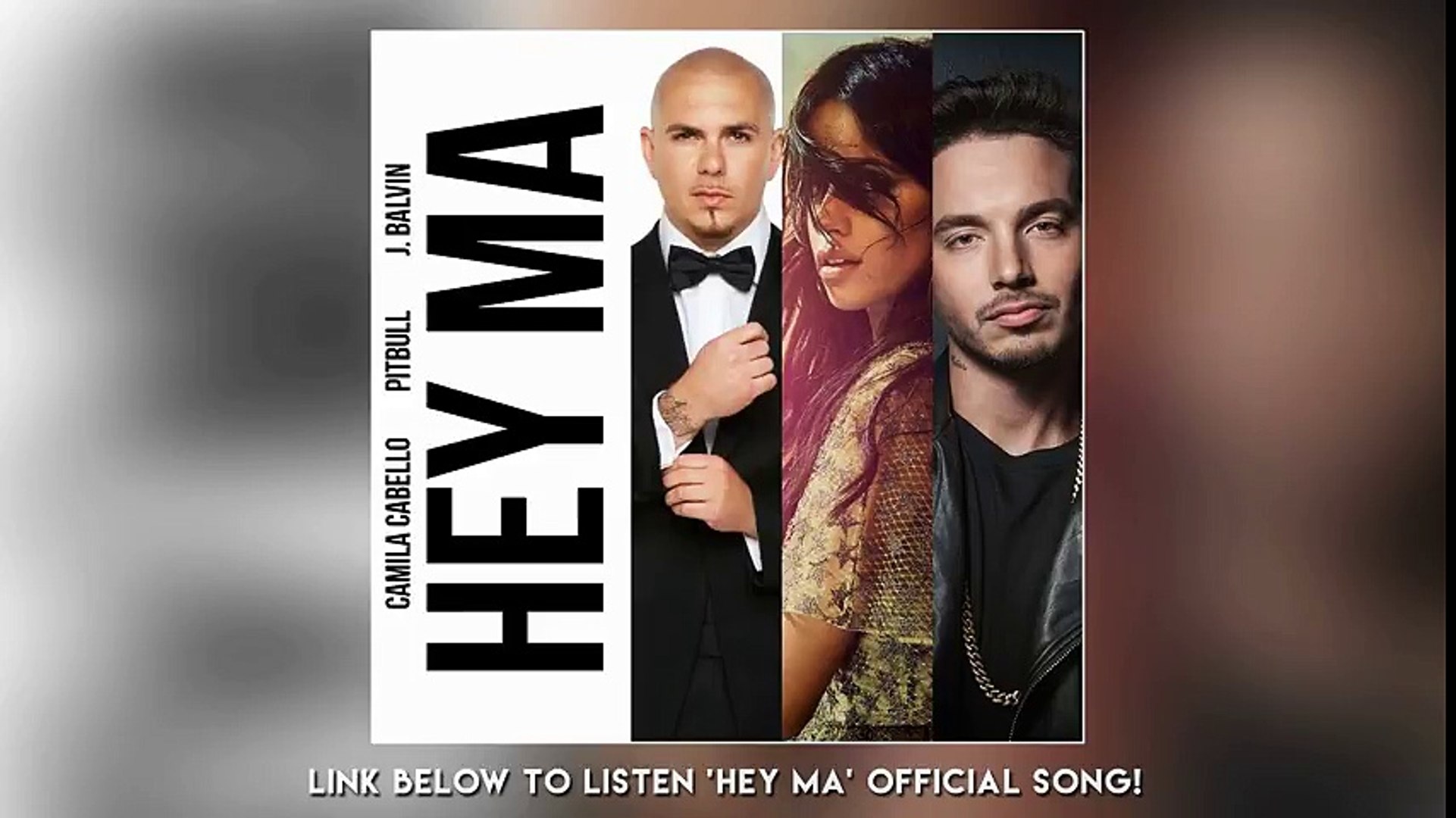 ⁣Pitbull & J Balvin ft. Camila Cabello - Hey Ma (Music Lyrics Video)