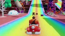 [Playdol2017] WRECK-IT RALPH Nursery Rhymes Flying Around Candy Island Racing and Painting
