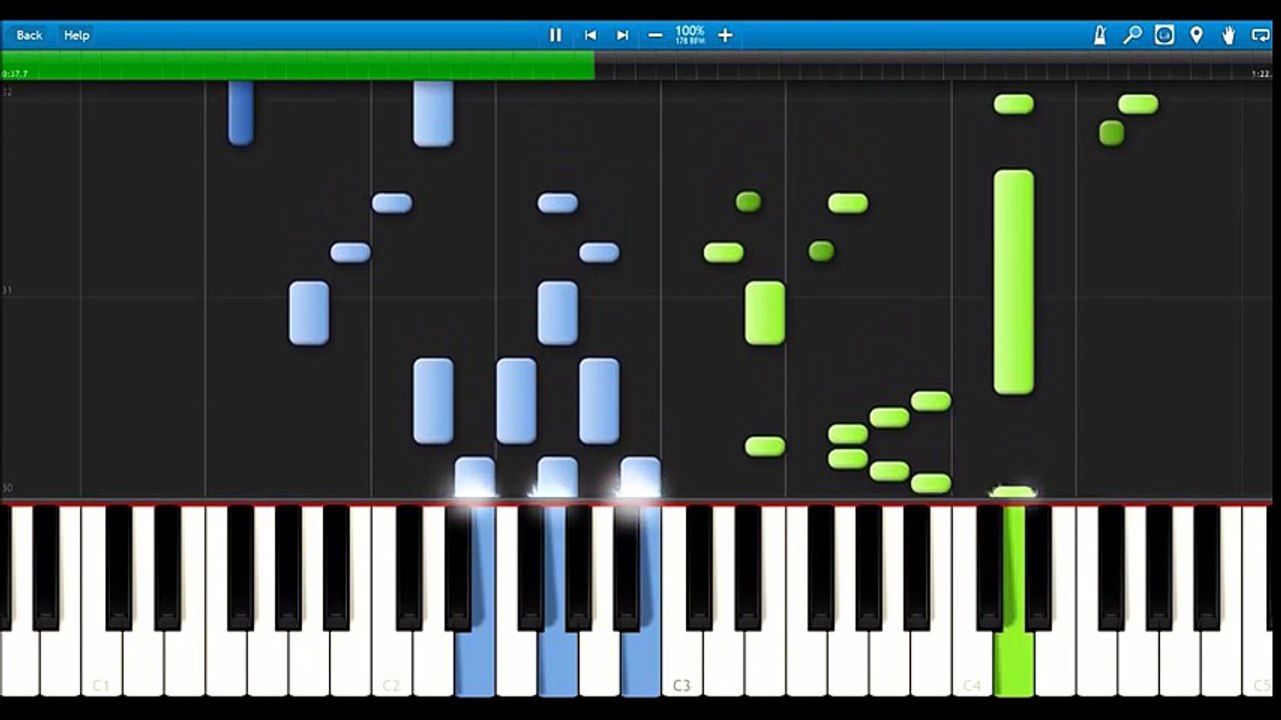 憧れカフェ（ピアノ）　RADWIMPS　映画 「君の名は。」
