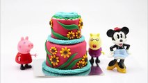 Play Doh Peppa Pig el Cumpleaños de la Torta de Masa de la Tarta de Cumpleaños Bolo de Aniversário Пластилін