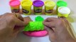 Play and Learn Colours with Playdough Modelling Clay with Butterfly and Bear Molds Fun for Kids