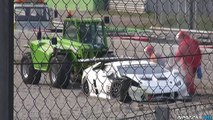 Lamborghini Huracán SuperTrofeo Crashes Hard Into Wall at Monza Cir