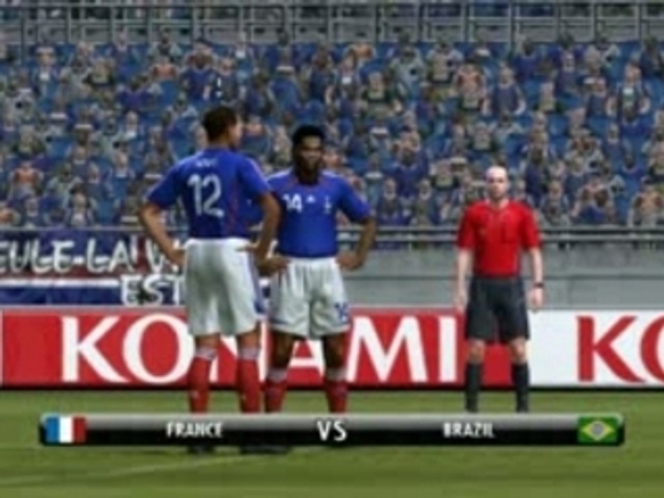 PES 2008 France - Bresil