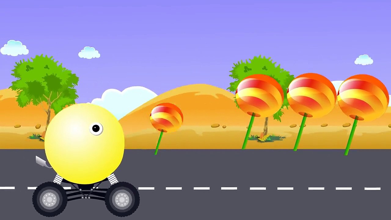Colors for Children to Learn with Pacman and Fruits - Colours for Kids to Learn - Learning