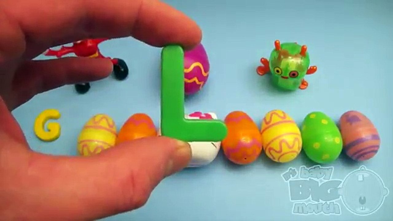 Kinder Surprise Egg Learn A Word! Spelling Arts and Crafts Words! Lesson 26