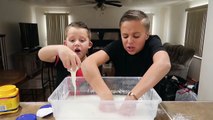 SLIME Recipe! Color Changing GIANT Crunchy FLUFFY SLIME Disaster-__le_d
