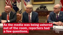 Trump repeatedly ignores reporters' questions about wiretap claims