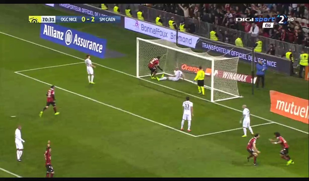 Mario Balotelli Goal HD - Nice 1-2 Caen - 10.03.2017