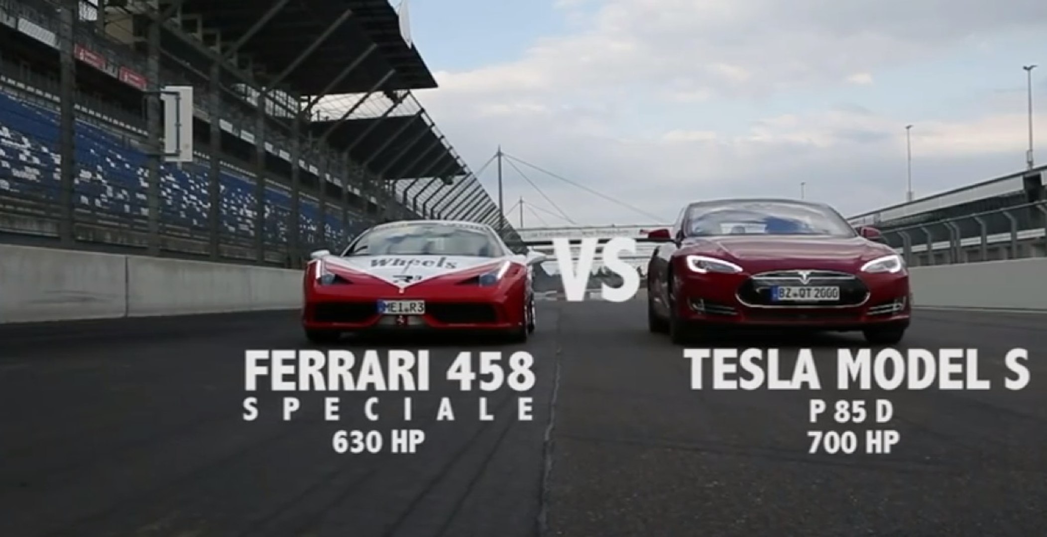 Behoefte aan Veel Ontembare Tesla Model X P90D Ludicrous vs Ferrari F430 Drag Racing and Roll Racing -  video Dailymotion