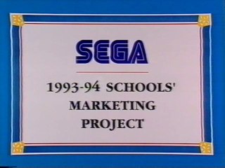 Sega Invades Your Schoolwork (VHS, 1993)