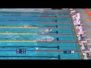 Men's 50m breaststroke SB3 | Heat 1 | 2014 IPC Swimming European Championships Eindhoven