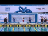 Women's 100m butterfly S9 | Victory Ceremony | 2014 IPC Swimming European Championships Eindhoven