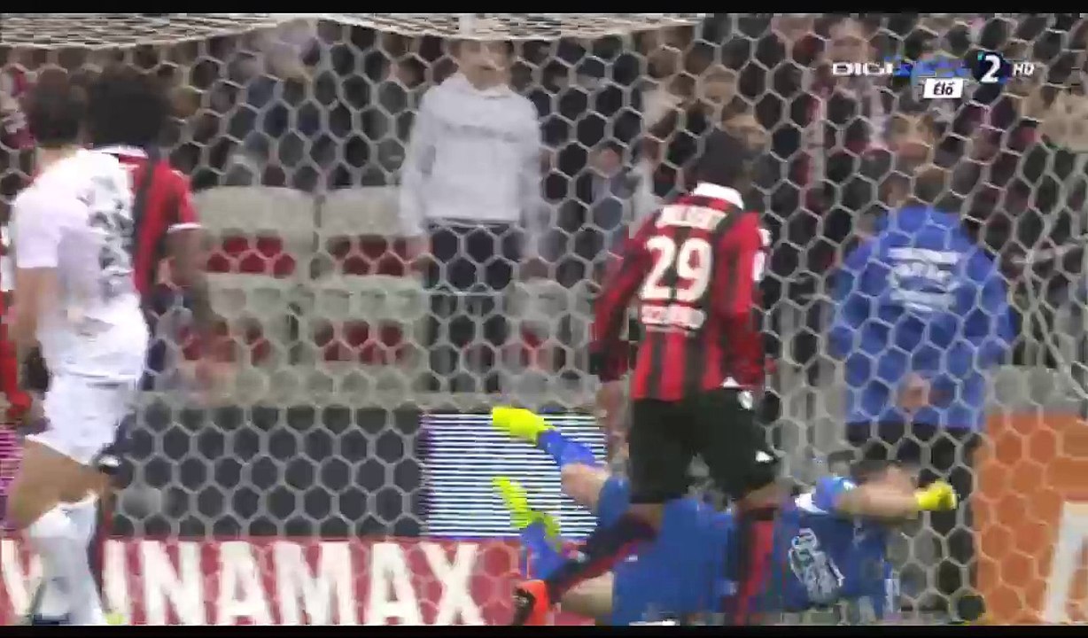 All Goals & Highlights HD - Nice 2-2 Caen - 10.03.2017