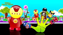 Mega Gummy Bear Play in Superhero Finger Family Nursery Rhymes for kids Toys Fun