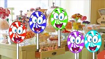 Lolly Ice Sweet Candy Finger Family Animation Nursery Rhyme Song with Surprise Eggs For Ki