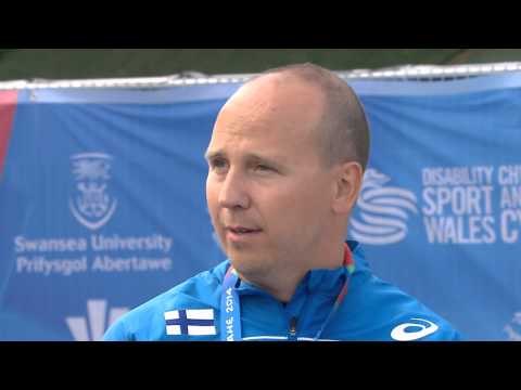 Men's 100m T51 | Victory Ceremony | 2014 IPC Athletics European Championships Swansea