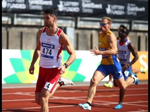 Men's 100m T13 | semi-final 2 | 2014 IPC Athletics European Championships Swansea