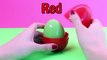 Learn Colors with Surprise Eggs Nesting Stacking Cups in English Learn Colours Play Doh Eggs