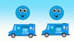 Contando los Camiones de helados | Aprender los Colores y los Números para Niños | Huevos Sorpresa llena de Co