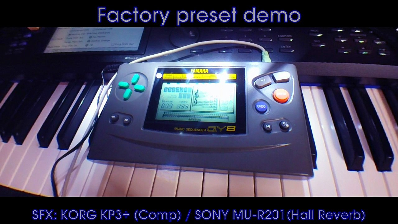 Yamaha QY-8 demo