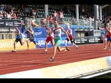Men's 100m T13 | semi-final 1 | 2014 IPC Athletics European Championships Swansea