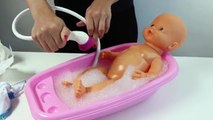 Nenuco Baby Doll Bathtime Gumball Bath Surprise Toys Newborn Babies Bath Time Baby Toy