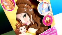 Disney Princess Belle Fairy Tale Carry Case with Lumiere Cogsworth Mrs Potts Chip Funtoyscollector-srOEJq