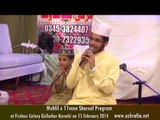 Lab Pe SaleAla Naat Syed Zulqarnain Ashraf Jilani 15 February 2016 Firdous Colony Karachi -